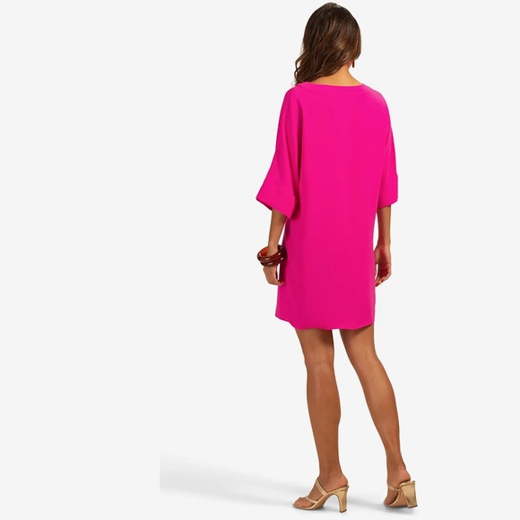 NWT Trina Turk Dellia Bright Pink Size Small Retail $248 Sold Out! - Picture 2 of 2